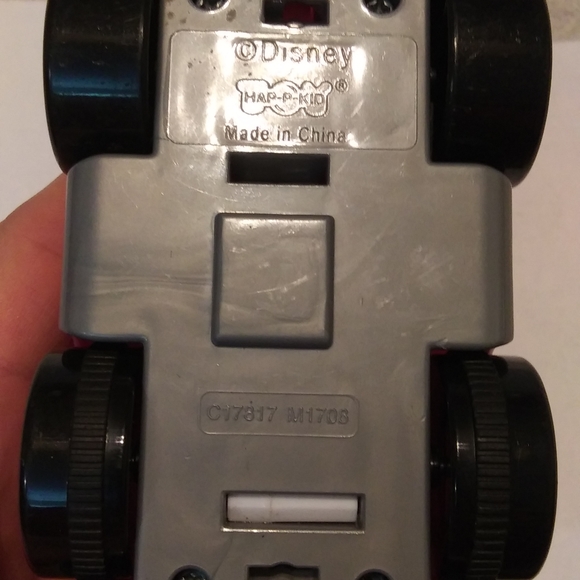 Disney Junior Minnie Mouse Push and Go Racer Pink, Race Car motorized 4.5" x 5" - Picture 6 of 6